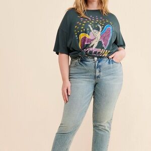 Pilcro High-Rise Jeans in Light Blue Wash